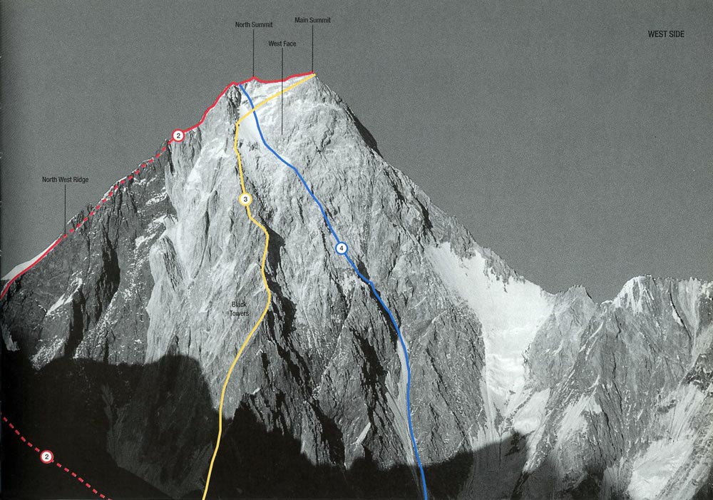 World_Mountaineering___Gasherbrum_IV_West_Face_With_Climbing_Routes