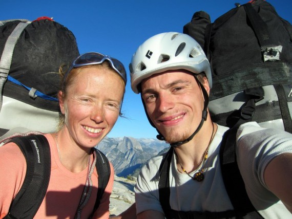 Utrujena, a vesela na vrhu El Capa, foto Luka Krajnc