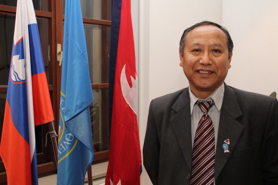 Predsednik Planinske zveze Nepala Zimba Zangbu Sherpa