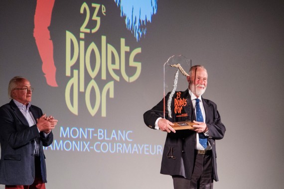 Chris Bonnington, letošnji prejemnik nagrade za življenjsko delo v alpinizmu