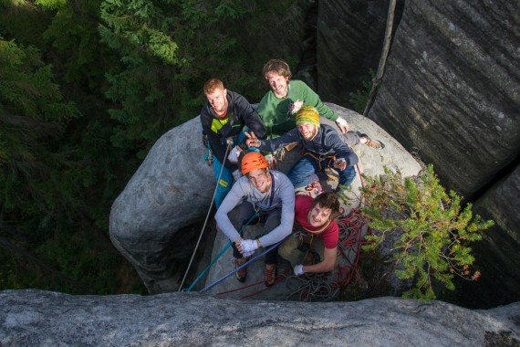Del ekipe SMAR, slovenske mladinske alpinistične reprezentance