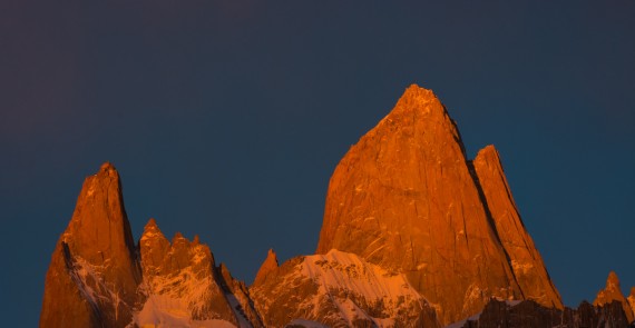 Fitz Roy ob sončnem vzhodu