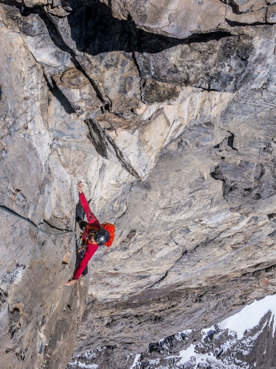 CMC wall, Yamnuska