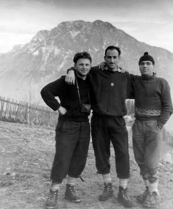 Ivo Reya, Ciril Debeljak - Cic in Dušan Kukovec so bili v šestdestih vrhunski plezalci.